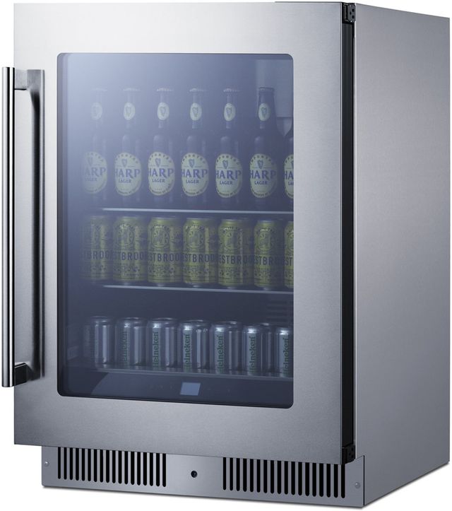 Summit® 24" 4.7 Cu. Ft. Stainless Steel Built-In Beverage Center-3