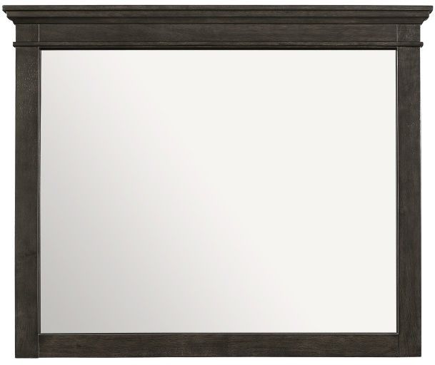 Mazin Furniture Blaire Farm Charcoal Gray Dresser Mirror-0