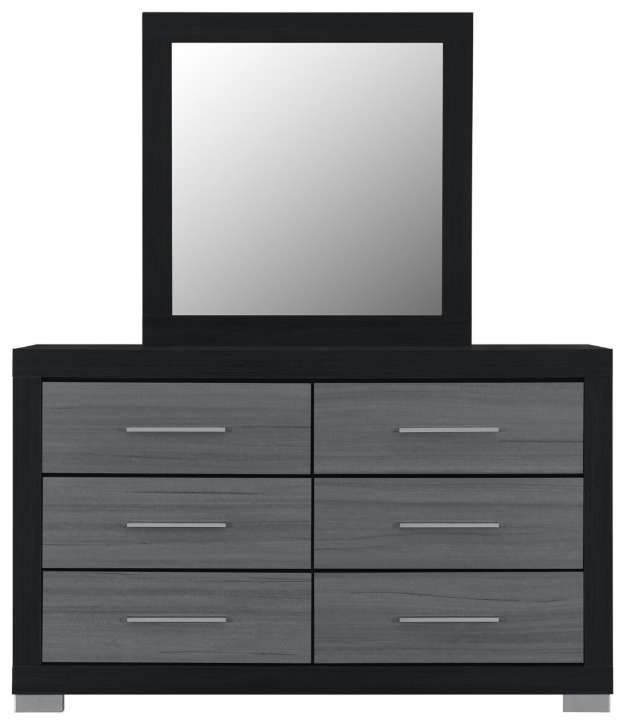 Global Furniture USA Emma Black/Gray Dresser-2