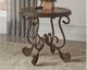 Signature Design by Ashley® Rafferty Dark Brown Round End Table-4