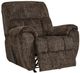 Signature Design by Ashley® Rampant Chocolate Manual Rocker Recliner-2