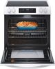 Frigidaire® 30" White Slide-In Electric Range with Steam Clean-2