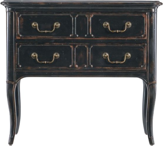 Hooker® Furniture Charleston Black Cherry 2-Drawer Nightstand-2