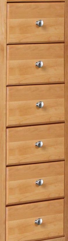 Archbold Furniture Customizable Alder Shaker Brown Lingerie Chest-1