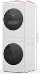 Whirlpool® White Electric Laundry Center, 3.2 Cu. Ft. Washer, 4.3 Cu. Ft. Ventless Dryer-3