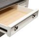 Liberty Furniture Allyson Park Charcoal Rectangular Cocktail Table with Wire Brushed White Base-3