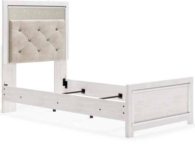 Signature Design by Ashley® Altyra 4-Piece White Twin Panel Bed Set-4