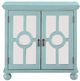 Mazin Furniture Polly Aqua Accent Chest with Mirror-1