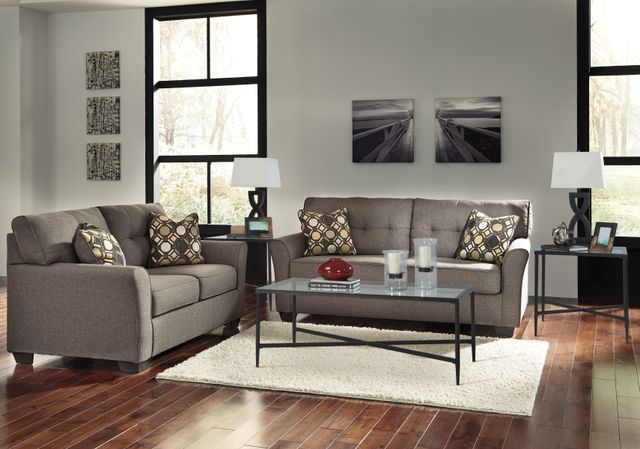Signature Design by Ashley® Tibbee Slate Loveseat-3