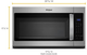 Whirlpool® 1.7 Cu. Ft. Heritage Stainless Steel Over The Range Microwave-1