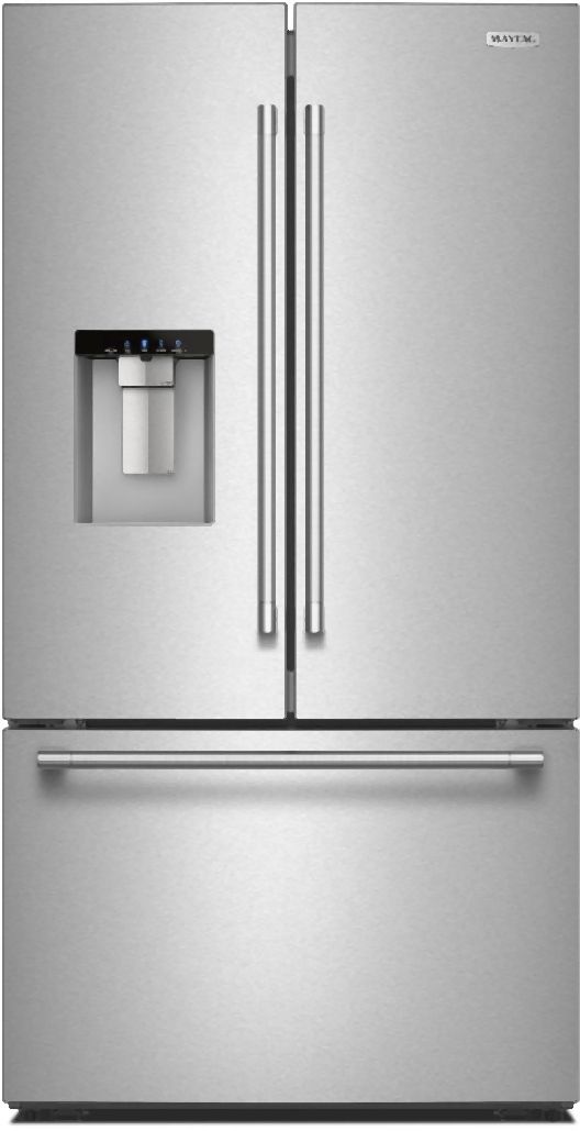 Maytag® 36" 29.6 Cu. Ft. Fingerprint-Resistant Stainless Finish French Doors Refrigerator-0