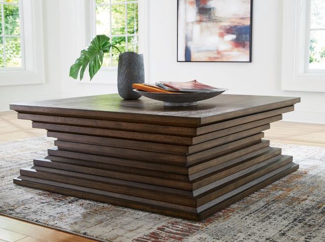 Signature Design by Ashley® Hannodream Warm Brown Cocktail Table-4