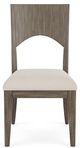 Riverside Furniture Sariel Designer Espresso Upholstered Side Chair-1