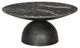 Four Hands Corbett Black Round Coffee Table with Aluminum Base-2