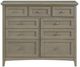 Whittier Wood® Furniture McKenzie Fieldstone 9-Drawer Dresser-3
