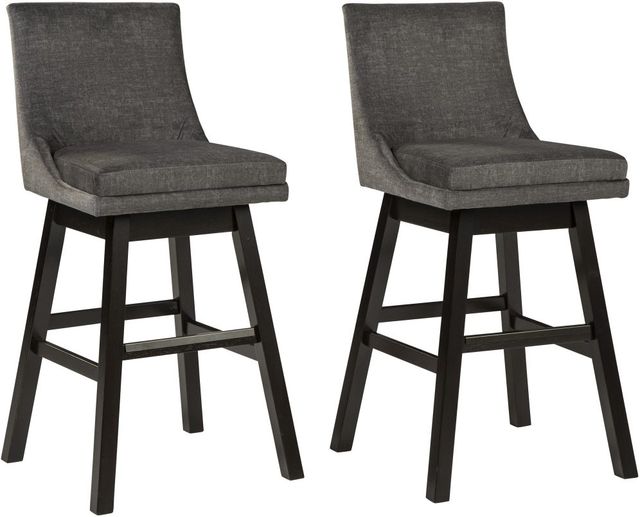 Signature Design by Ashley® Tallenger Dark Gray Bar Stool-3