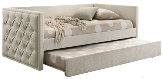 Furniture of America® Renzi Beige Twin Daybed with Trundle-0
