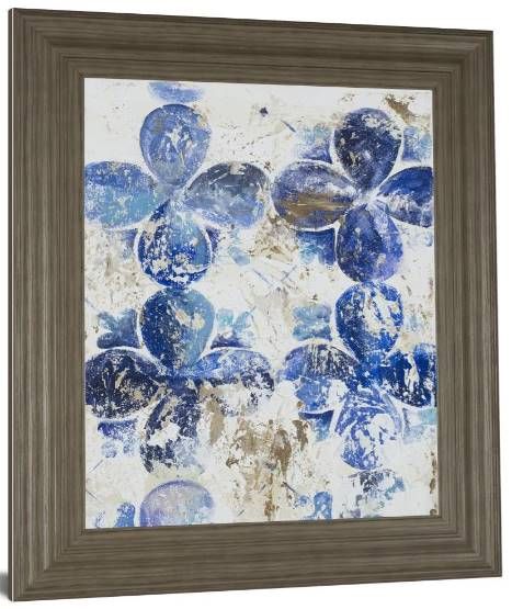 Classy Art Blue Quatrefoil III by Patrica Pinto Wall Art-1