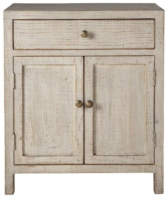Nest Home Collections Amelia White Washed Cabinet-2