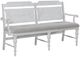 Liberty Furniture River Place Gray/Riverstone White Panel Back Bench-0