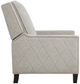 Homelegance® Banks Sand Manual Push Back Recliner-4