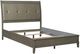 Homelegance® Cotterill Gray Queen Upholstered Panel Bed-3