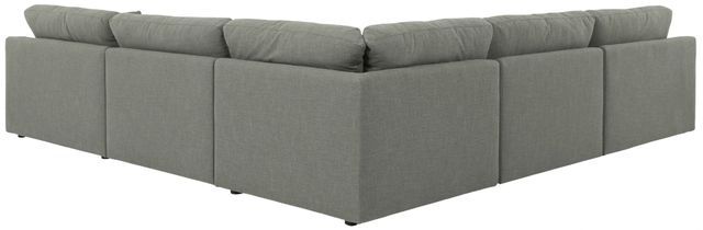 Benchcraft® Elyza 5-Piece Smoke Left-Arm Facing Sectional and Chaise-1
