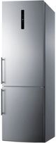 Summit® 10.6 Cu. Ft. Stainless Steel Counter Depth Bottom Freezer Refrigerator -1