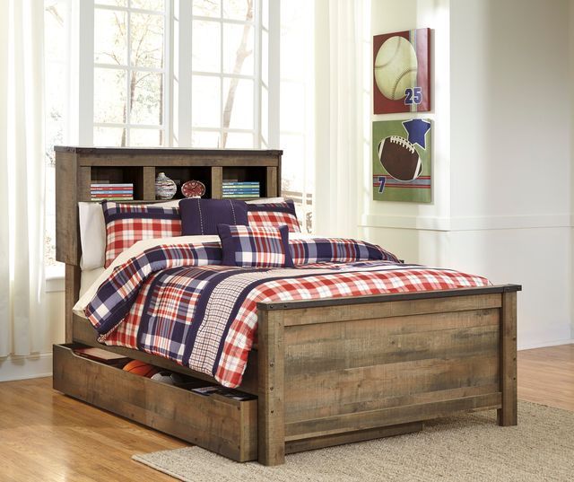 Signature Design by Ashley® Trinell Rustic Brown Under Bed Storage-3