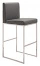 Zuo® Genoa Gray Bar Stool-0