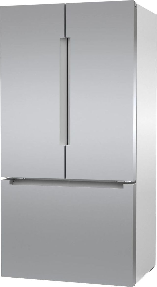 Bosch® 800 Series 36 in. 20.8 Cu. Ft. Easy Clean Stainless Steel Counter Depth Bottom Freezer Refrigerator-1