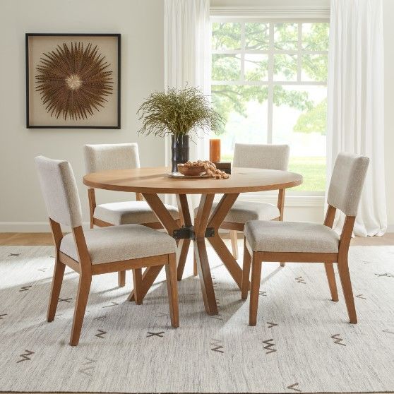 Flexsteel® Millwork Umber Round Dining Table-1