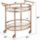 ACME Furniture Lakelyn Rose Gold Serving Cart-2