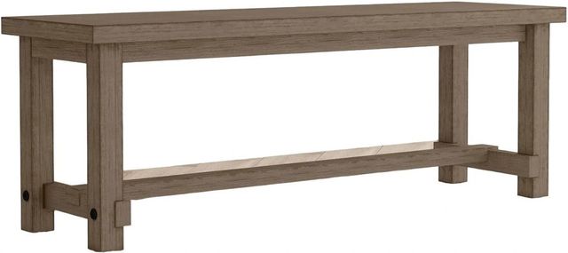 A-America® Anacortes Dark Taupe Dining Bench-0