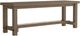 A-America® Anacortes Dark Taupe Dining Bench-0