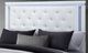 Global Furniture USA Alina White Full Panel Bed with LED-4