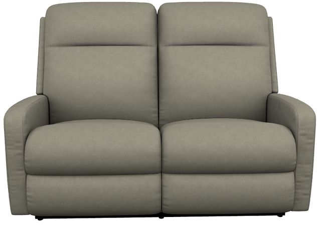 La-Z-Boy® Finley Pewter Power Wall Reclining Loveseat with Headrest and Lumbar-1