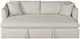 Vanguard® Furniture Ease Custom Addie Jack Linen Stocked Pull Out Sleeper-1