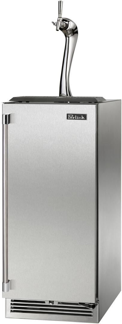 Perlick® Signature Series 2.8 Cu. Ft. Stainless Steel Beer Cooler/Kegerator-0