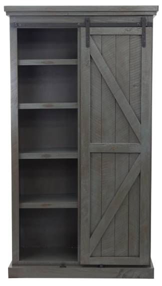 American Heartland Manufacturing Rustic Provincial Gray Armoire-2