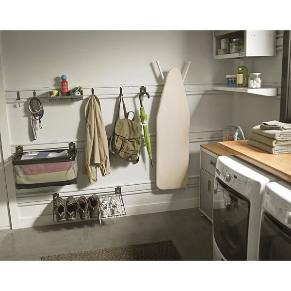 Gladiator® Set of 2 Granite Storage Bin Holder Hooks-4
