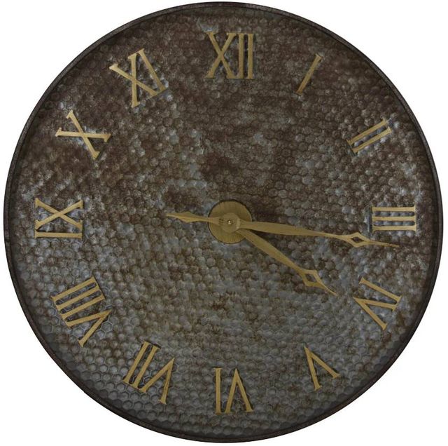 Classy Art Style 16 Brown/Gold Wall Clock-0