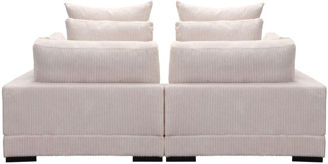 Moe's Home Collection Tumble Nook 3-Piece Cappuccino L-Shaped Modular Sectional and Ottoman-3