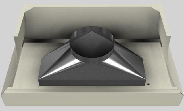 Vent-A-Hood® Designer Series 54" Biscuit Wall Mounted Range Hood-2