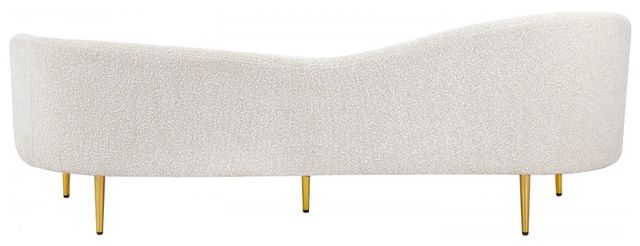 Meridian Furniture Ritz Cream Boucle Fabric Sofa-2