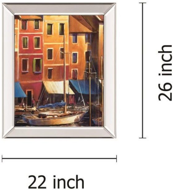 Classy Living D’toole, M Portofino Waterfall Wall Art-2
