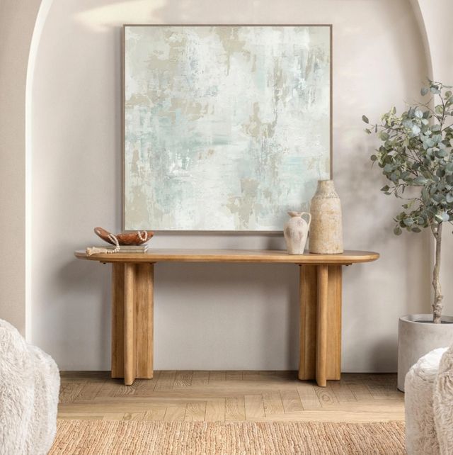 Classic Home Montengo Natural Maple Console Table-1