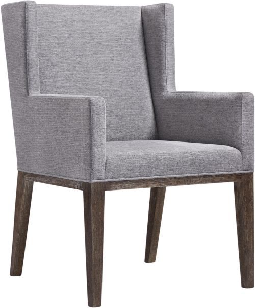 Bernhardt Linea Cerused Gray/Cerused Charcoal Arm Chair-0