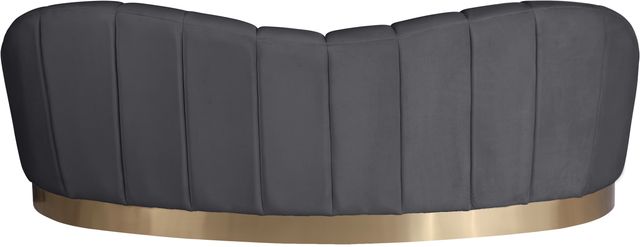 Meridian Furniture Shelly Grey Velvet Sofa-3