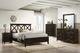 Bernards Nova II Dark Brown Queen Panel Storage Bed-1